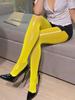 Glänzende Bunte Leggings Transparente Elastische Lange Röhrensocken Sexy Glänzende Socken Damen Strumpfhosen Strümpfe Mädchen Strumpfhosen Strümpfe