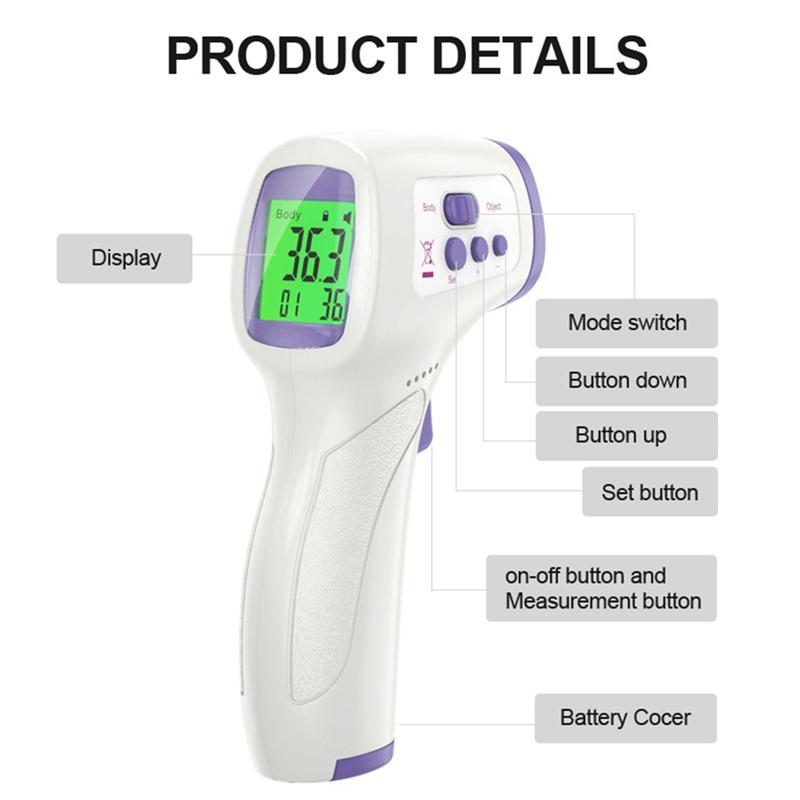 Infrarot-Thermometer Fabrikthermometer Berührungsloses Thermometer Kinderthermometer Heimgebrauch