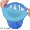 Pool Skimmer Socks, Pool Savers Socks Net For Skimmer Basket, Pool Filter Sock Net Ultra Fine Mesh Screen Liner For Inground Or Above Ground Pool