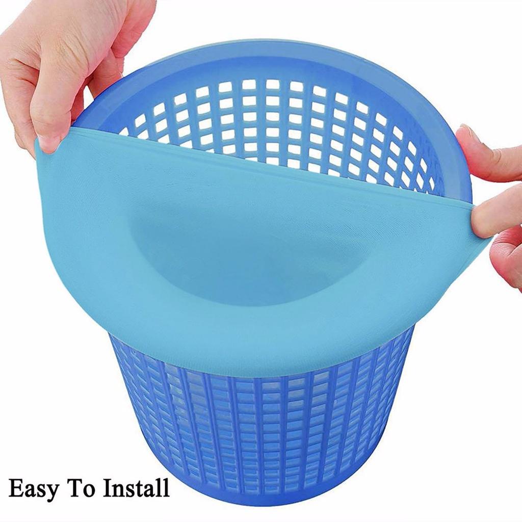 Pool Skimmer Socks, Pool Savers Socks Net For Skimmer Basket, Pool Filter Sock Net Ultra Fine Mesh Screen Liner For Inground Or Above Ground Pool