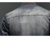 Men's Trendy Retro Stand-up Collar Denim Jacket - Spring & Autumn European Motorcycle Style