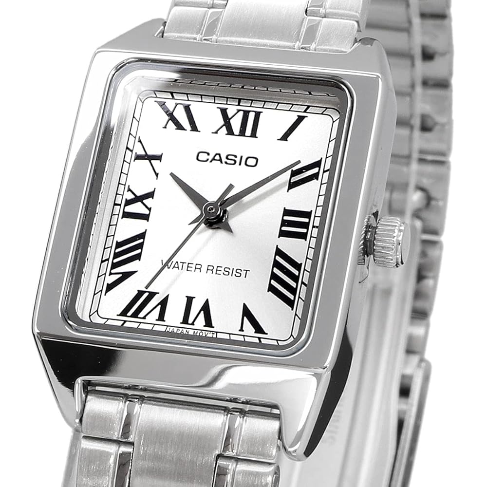 Casio Casio Standard Cheap Casio Women's Quartz Watch Brass Stainless Steel Metal Silver LTP-V007D-7B