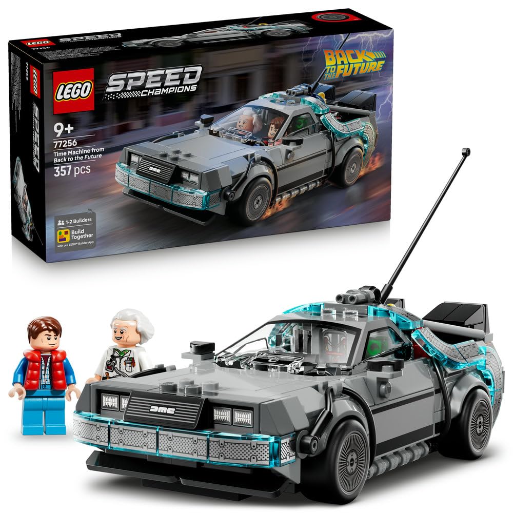 

LEGO Speed Champions Back to the Future Time Machine Toy Playset 77256