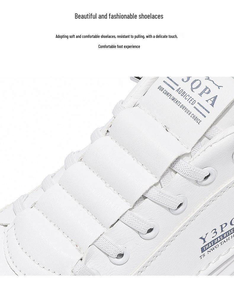 Atmungsaktive Herren-Canvas-Sneaker in Weiß - Vielseitig, mit dicker Sohle, Frühjahr 2025