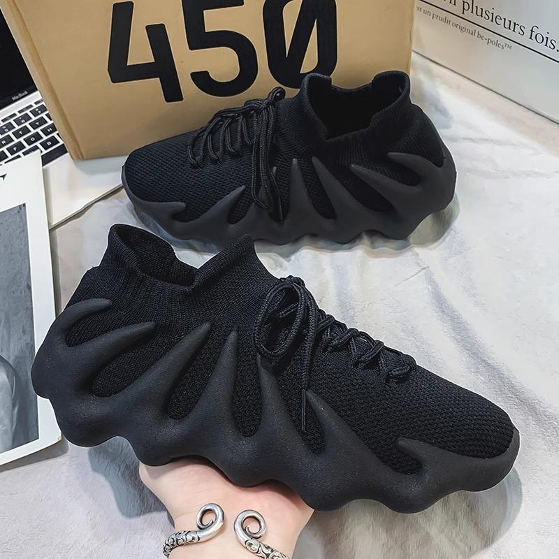 Flying Woven Coconut Shoes Women's Shoes Summer Breathable Mesh Sports Running Octopus Volcano Casual Soft-soled Dad Tide Shoes