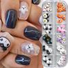 New Nail Art Accessories Halloween Cartoon Cute Resin Ghost Skull Candy Bat Nail Accessories