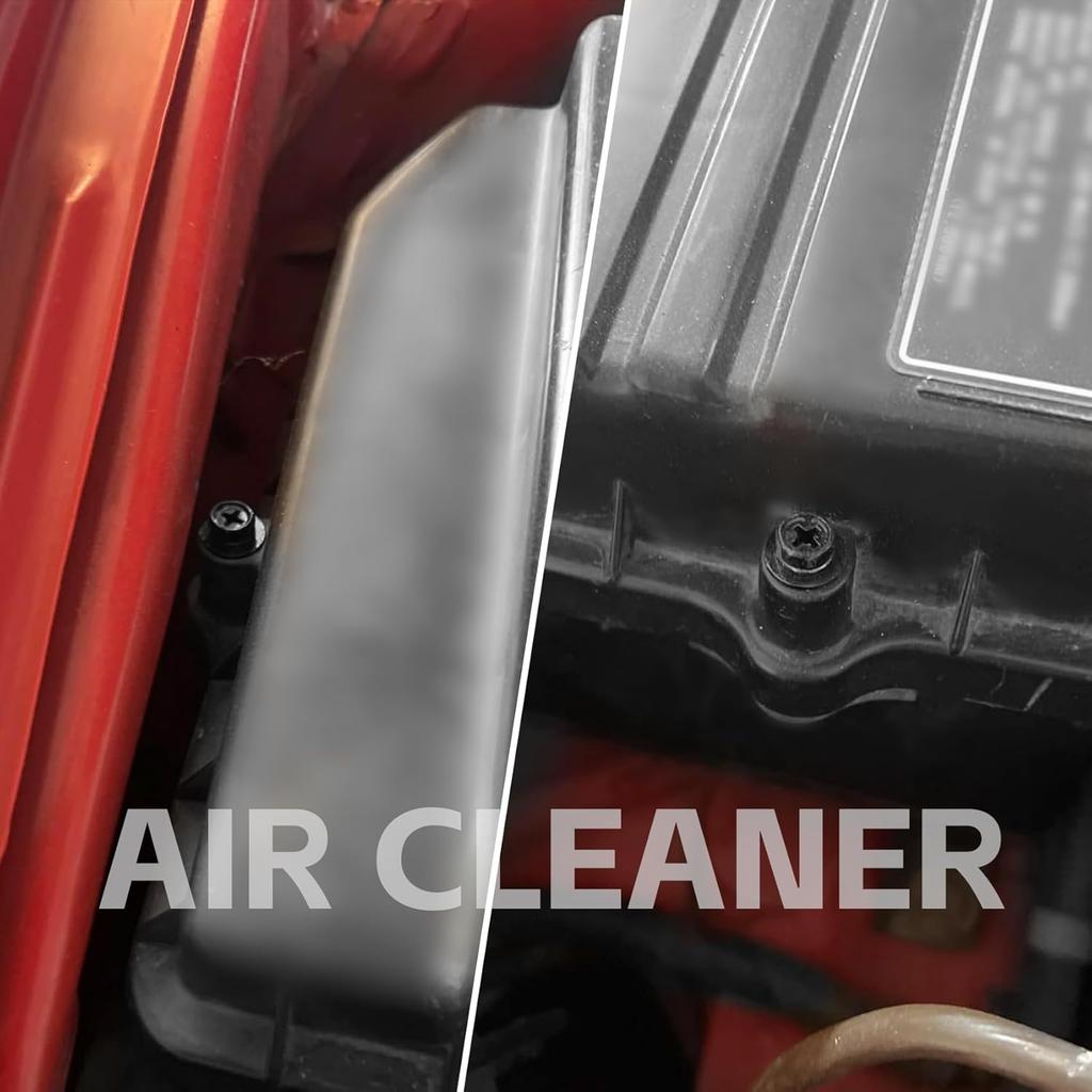 8 Pcs Air Cleaner Fastener Air Filter Bolt Screw Compatible with Honda Accord Civic CR-V OE Replacement 90091P36000, Air Filter Housing Fastener