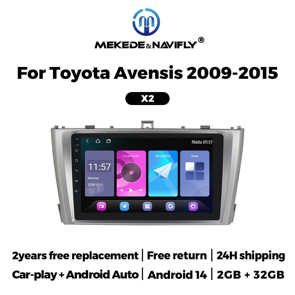 Toyota Avensis 2009-2015 Android GPS Navigation MP5 Bluetooth Player