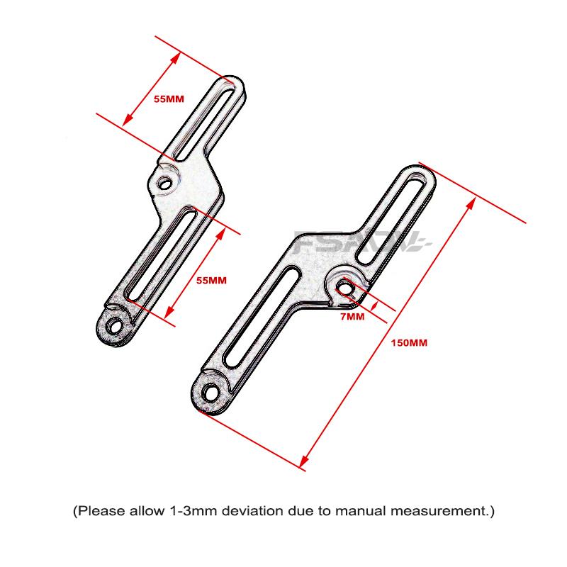 Windscreen Adjusters For SUZUKI V-STORM 650 DL650 Motorcycle CNC Windshield Bracket V STROM 650 DL 650 2017-2023 2020 2021 2022