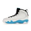 Air Jordan 9 Retro GS Powder Blue 2024 Kids Sneakers White Summit-White Black FV0143-101