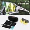 ACEXPNM Gepolariseerde Mountainbike Fietsbril Buiten Sport Fietsbril UV400 4 Lenzen Fietsbril Mannen Vrouwen Zonnebril
