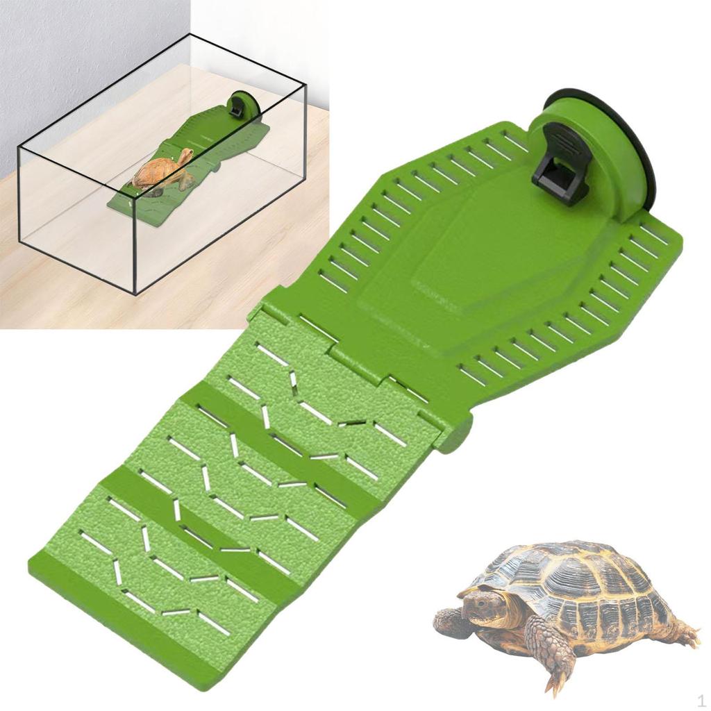 Ruheplattform zum Sonnenbaden für Schildkröten, mit Saugnapf, faltbare Terrasse für Schildkrötenhabitat