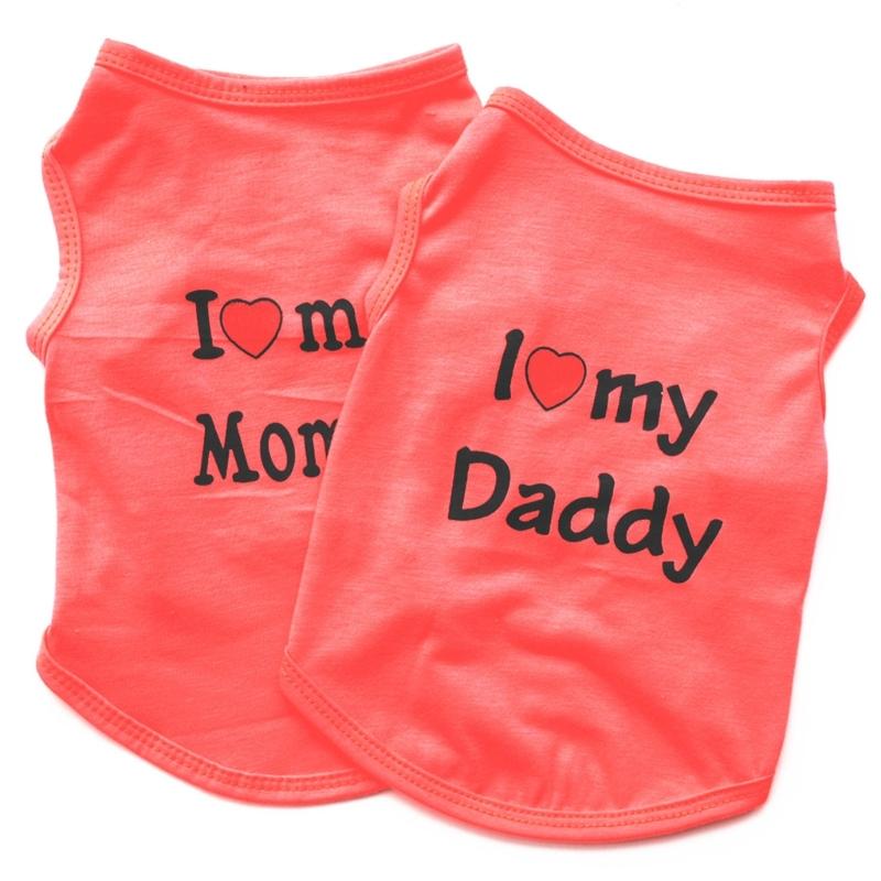 Dog Spring T-shirt Indoor Outdoor Use Clothes Sweatshirt Outfit Summer