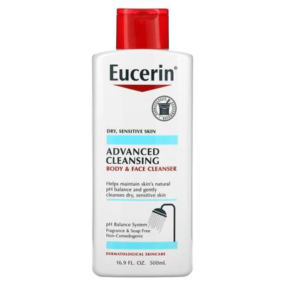 Advanced Cleansing, detergente per corpo e viso, senza profumo, 16,9 fl oz (500 ml)