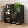 Multi-functional Kitchen Storage Rack: Multi-layer Basket for Fruits, Vegetables, Onions, Ginger, and Garlic