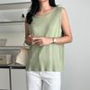 New Arrivals Open Run Women Sleeveless Round Neck Stretch Top