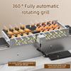 5V AC/DC Fully Automatic Barbecue Flipping Rack Width Adjustable Rolling Skewer Grill Automatic Rotating Barbecue Grill