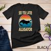 Bis später Alligator Lustiges Krokodil Zootier Geschenk Premium Unisex T-Shirt