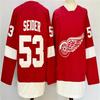 Detroit Red Wings NHL Hockey Jersey Mens Cotton Fan Apparel Ice Games Casual Wear