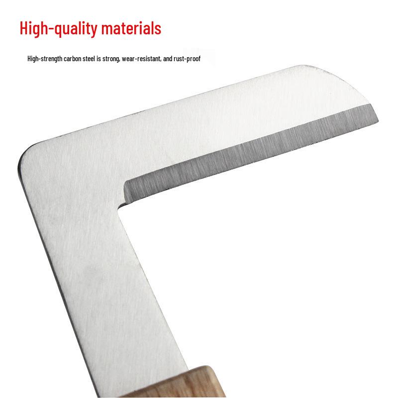 Cattle & Horse Hoof Trimming Tool Set: Straight & Curved Knives, Hook, for Right & Left Hand Use