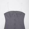 2025 Spring Women's European & American Style Poplin Patchwork Short Dress