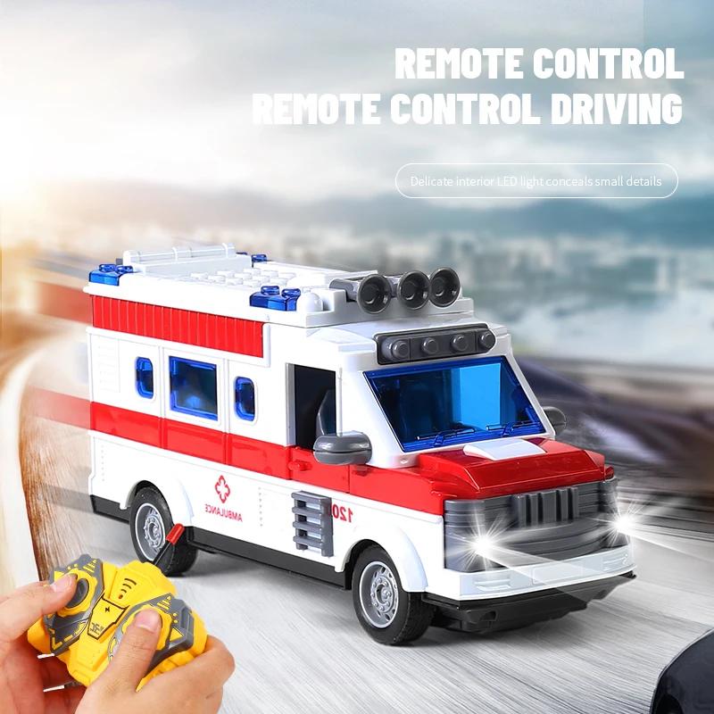 1/30 Rc School Bus High Speed Car 4Ch Lights Tour Bus Model Remote Control Double Decker Sightseeing Vehicle Kids Toys Gifts