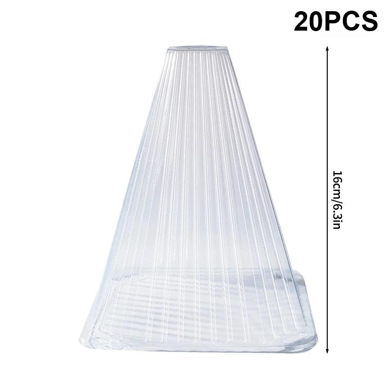 30pcs Growth Box Planting Tent Reusable Square Use Plant Clock Cover To Protect Plants From Bird Frost And Snail Damage