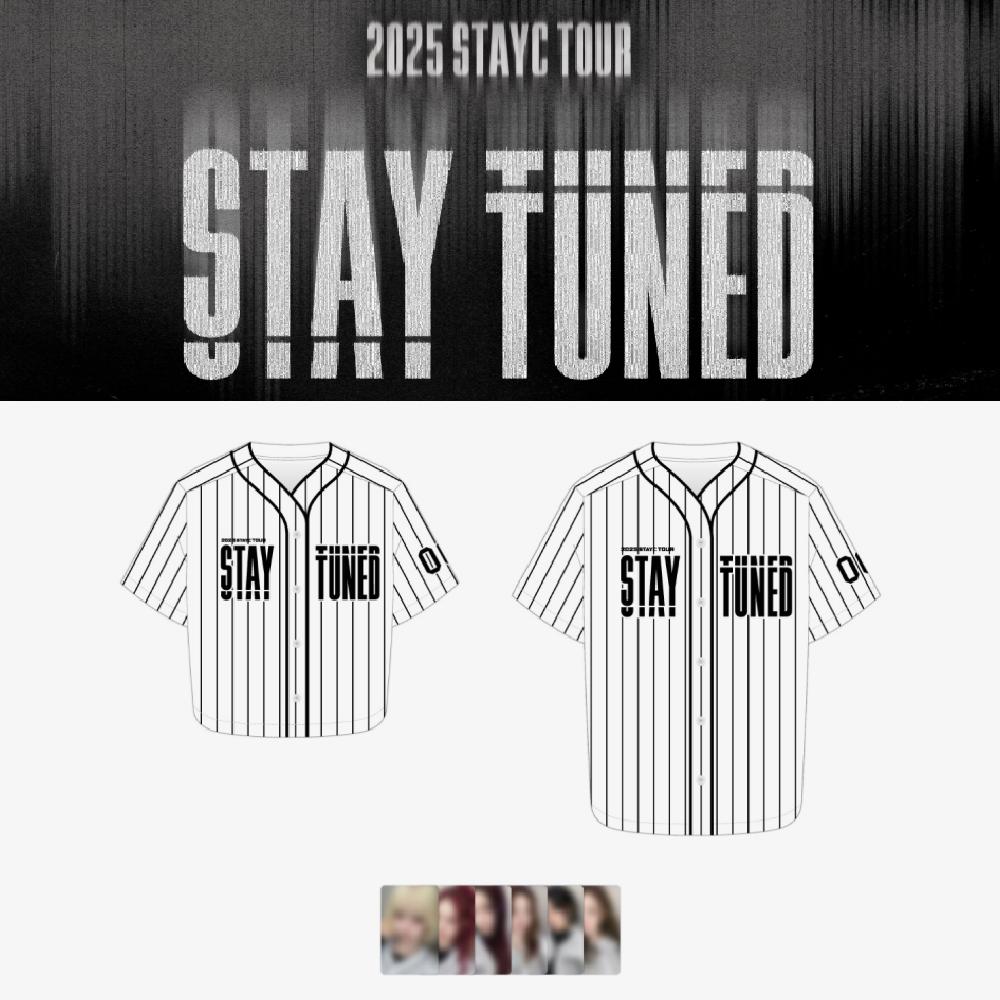 

Предварительный заказ бейсбольной майки STAYC Tour 2025 STAY TUNED в Сеуле S size