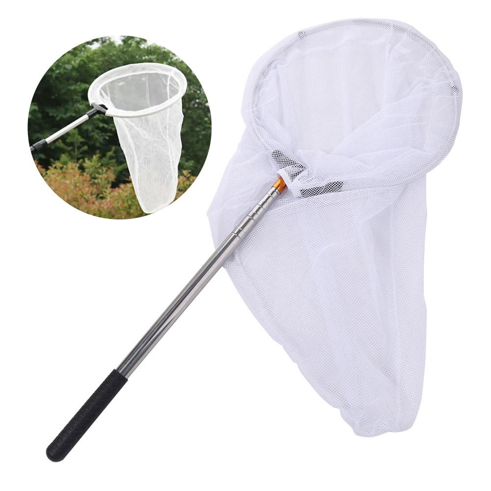 Stainless Steel Telescopic Insect Net Butterfly Net Fishing Mesh Net  Fishing Accessories