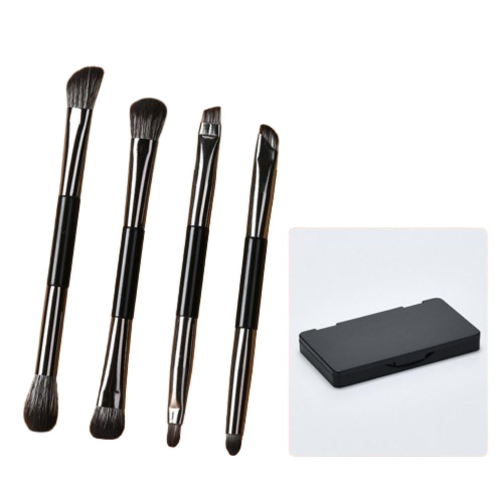 Eyebrow Pencil Eyeshadow Brushes Set Eyeliner Brushes Cosmetic Brush Kit  on-the-go Touch-ups