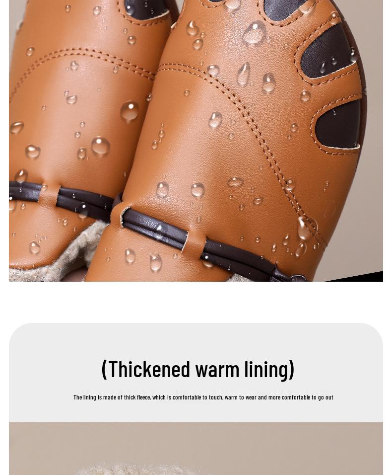 Dámské retro nepromokavé sněhule s fleecovou podšívkou - Teplé, měkká podrážka, ležérní móda