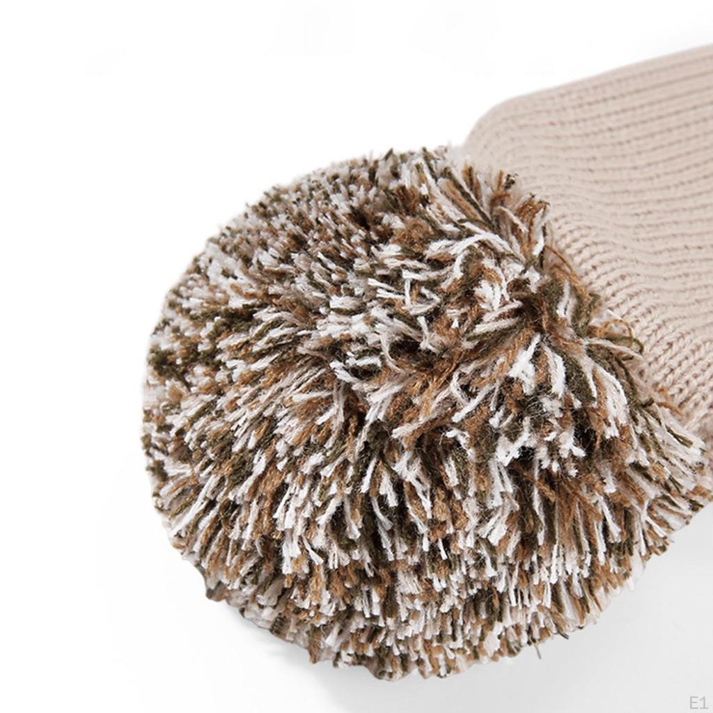 3 Pieces Golf Wood Headcover, Club Thick Wear-Resistant Driver Covers, Breathable