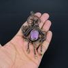 Purpurite Jewelry, 999 Copper Wire Wrapped Pendant Handmade Gemstone Jewelry, Gifts For Wife Brand New Pendant
