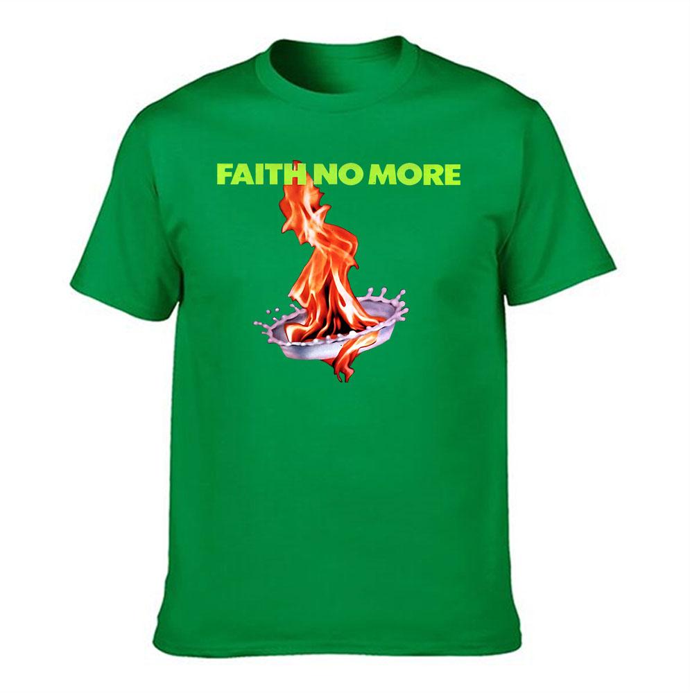 Unisexs 100 Cotton Faith No More Band Graphic Tshirt Vintage Rock Music Print Crew Neck Casual Tee Top