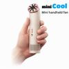 Mini Cool Fläkt Handhållen Bärbar Fläkt BLDC Motor Stark Vind Utomhusresor USB Uppladdningsbar Vit