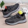 Men Women Rotating Button Sneaker Men's Sports Shoes EVA Soft Sole Elderly Comfortable Breathable Walking Shoes High Quality