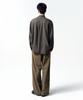 INSILENCE Slub Twill Volume Pants Beige Brown