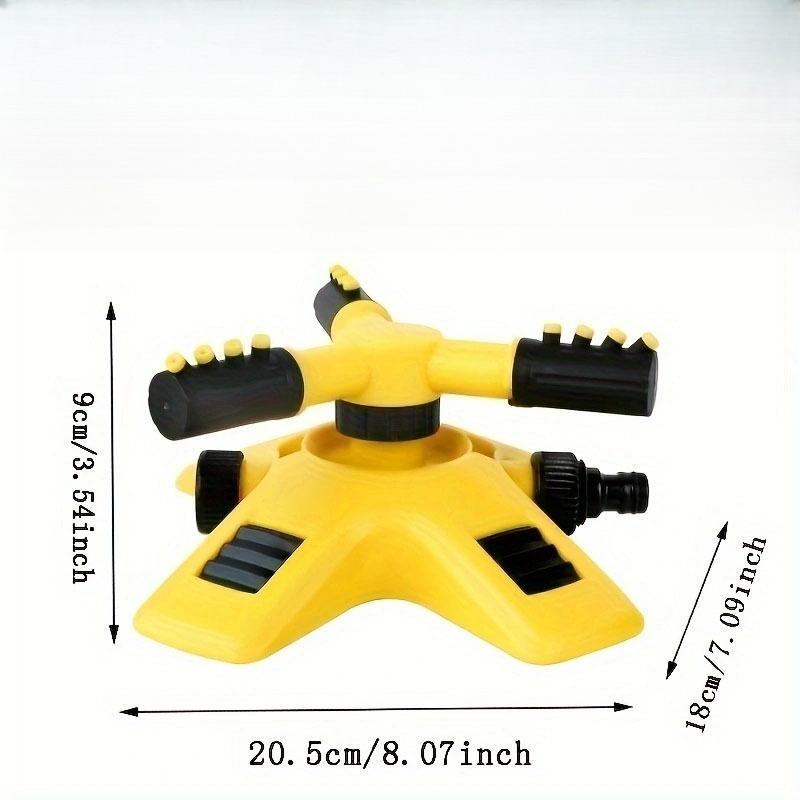 Автоматический вращающийся на 360 градусов распылитель воды, серия вращающихся трехлучевых спринклеров для полива цветов