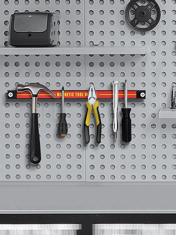 Magnetický držák Kovový magnet Nástrojový organizér Tyč Dlouhý proužek Garážové dílny Sklad nářadí Regál pro skladování Obnovení Továrna