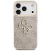 Guess 4G Big 4G Classic Logo Big Strap Metal Buttons Case for iPhone 17 Pro Pink
