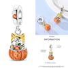 New Graffiti Butterfly Charm 925 Silver Glow Firefly Travel Love Heart Cat Clip Beads Fit Bracelet Necklace DIY Jewelry