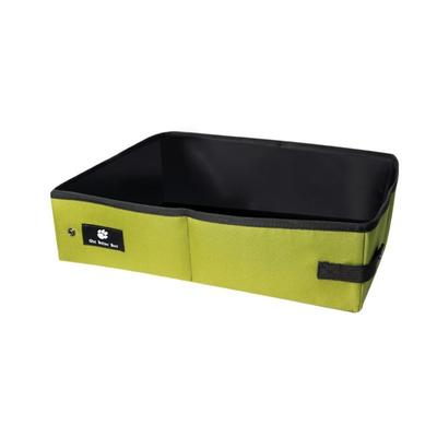 Practical Waterproof Portable Cat Litter Box Folding Oxford Cat Toilet Tray Reusable Cat Litter Potty Apartment