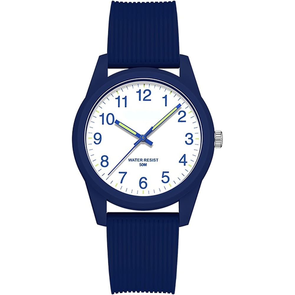 Analog Women s Wristwatch 50M Waterproof Outdoor Use Luminous Flexible Stylish