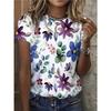 Casual American 3D Printed Short Sleeved T-shirt