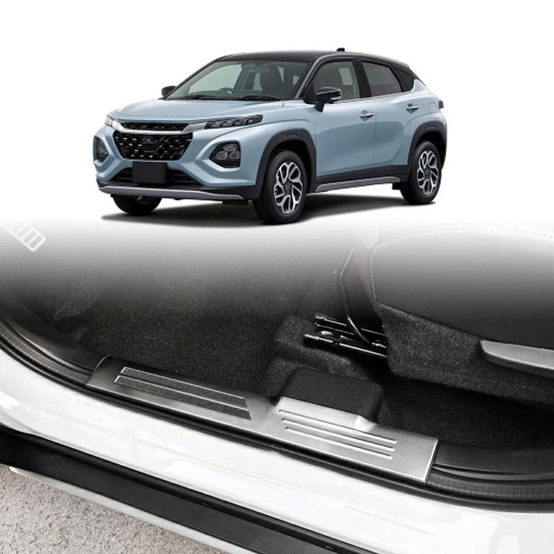 Auto Threshold Protection For Suzuki Fronx 2025 Car Door Sill Scuff Plate Pedal Trim Accessories Styling External Stickers