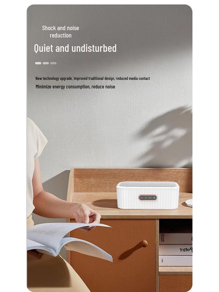 Portable Ultrasonic Cleaner for Jewelry, Makeup Brushes, and Glasses