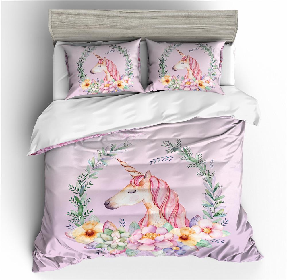 3d Printed Unicorn Pattern Duvet Cover Bedding Set Bed Sheet King Queen Size Kids At Affordable S Free Real Reviews With Photos Joom 3d Printed Unicorn Pattern Duvet, Unicorn Bed Sheets King Size