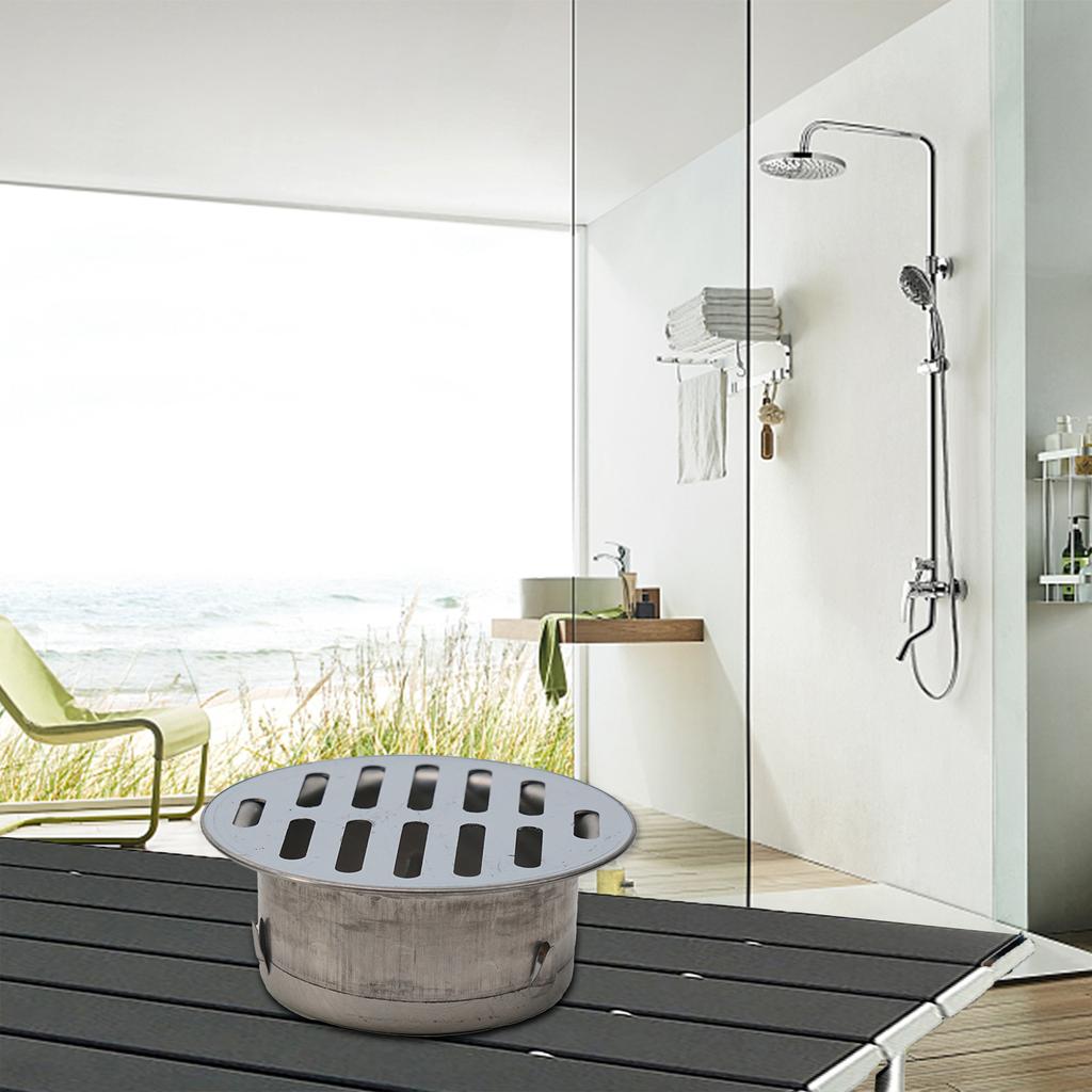 Rain Pipe Cap Floor Drain Stainless Steel Balcony Cover