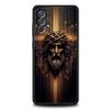 Phone Case for Samsung Galaxy A55 A53 A52 A52S A51 A41 A35 A32 A25 A23 A15 A13 A71 A72 5G Soft TPU Cross Pattern Element Design