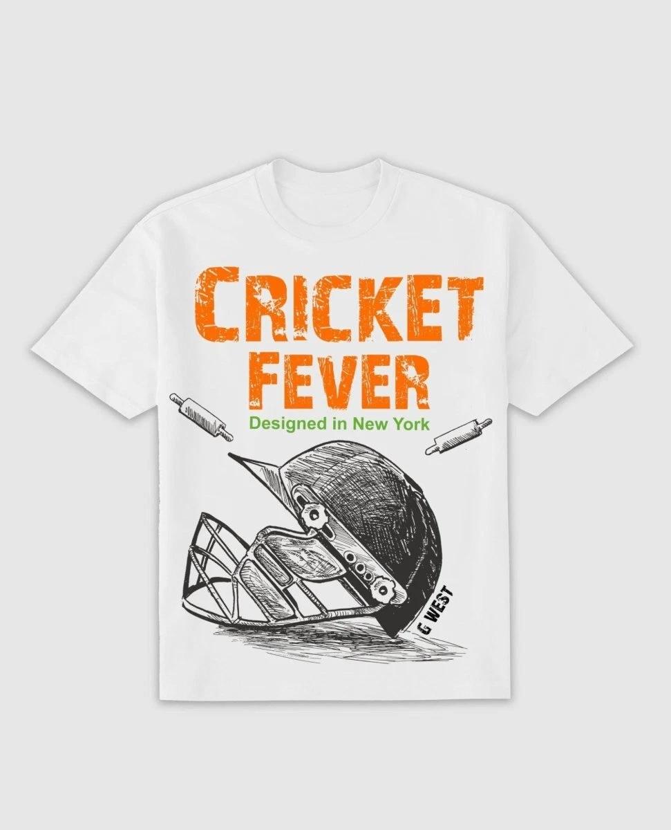 G West Cricket Fever T-Shirt: Gwdtbas2406 - 2 Colors 3XL